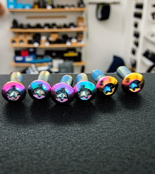 Titanium Bolts for disk brakes for all type of peddle bikes