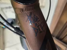 Ride or Die Bike Frame Stickers (BLACK)