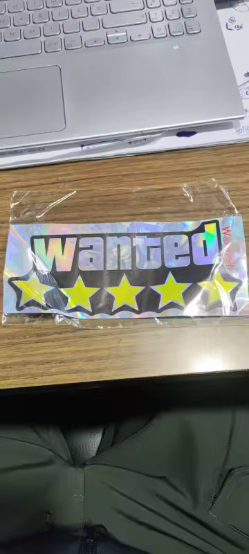 Wanted Sticker