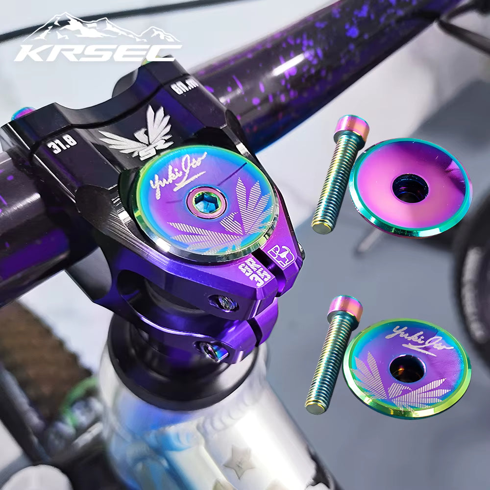 KRSEC Bike Bicycle Aluminum Alloy Headset Cap